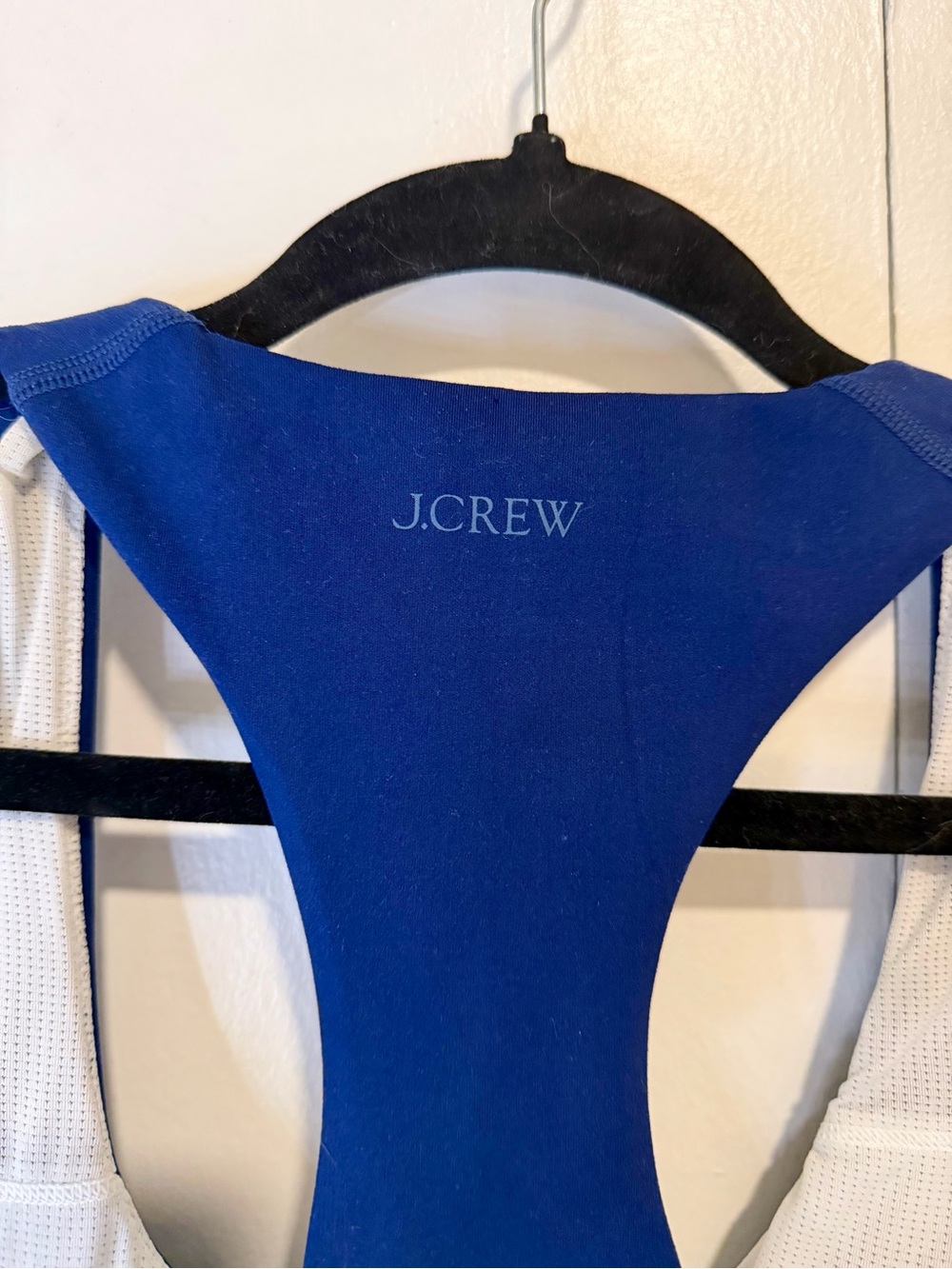 Women’s J Crew Navy Blue Athletic Tank Dress - Picture 4 of 4